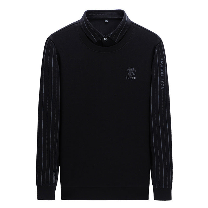 Herren Strickpullover Eleganter Stehkragen Modern