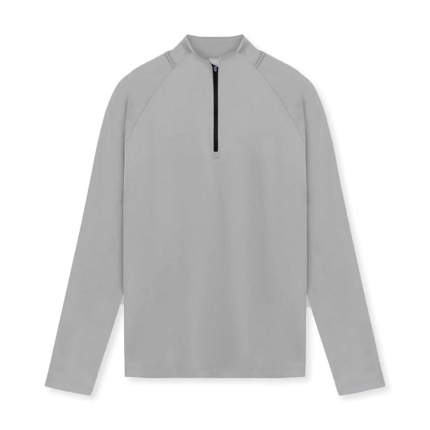 Herren Longsleeve Funktionsshirt Stehkragen Reißverschluss Sportlich