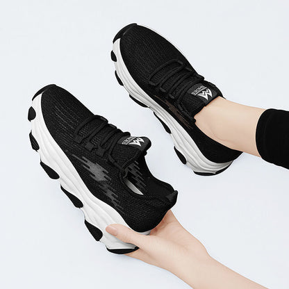 Damen Sneaker Sportlich Atmungsaktiv Flexibler Komfortschuh