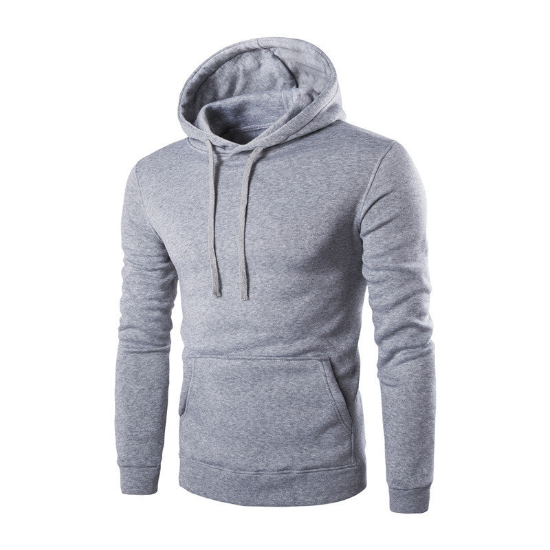 Herren Hoodie Übergroß Kängurutasche Großmaschen Pullover
