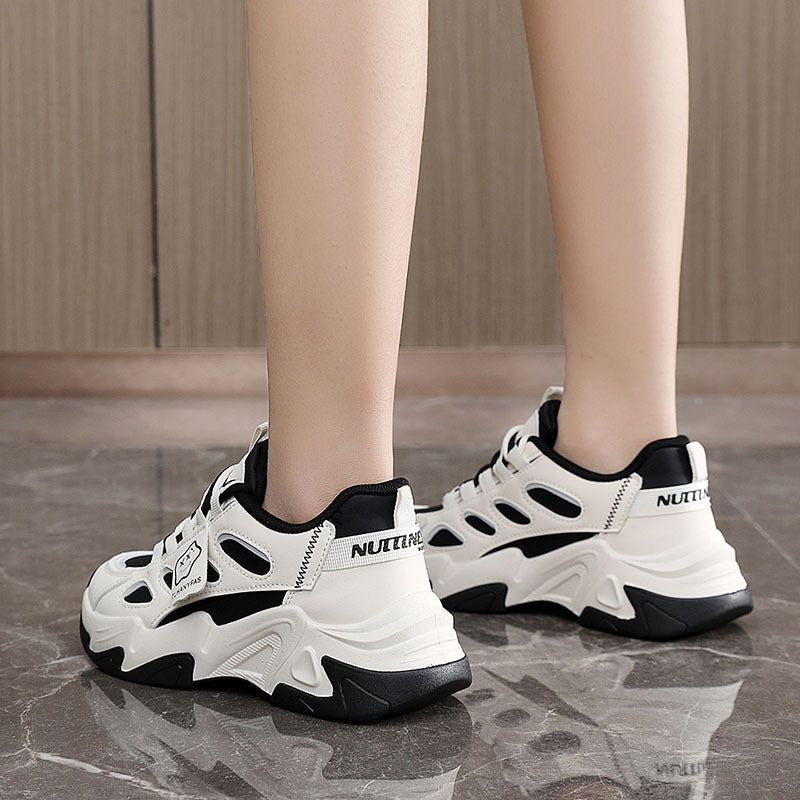 Damen Sneakers Sportlich Atmungsaktiv Komfort Sohle