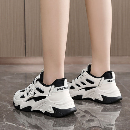 Damen Sneakers Sportlich Atmungsaktiv Komfort Sohle