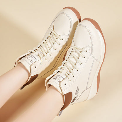 Modische Damen Sneaker High-Top Schuhe Trendy