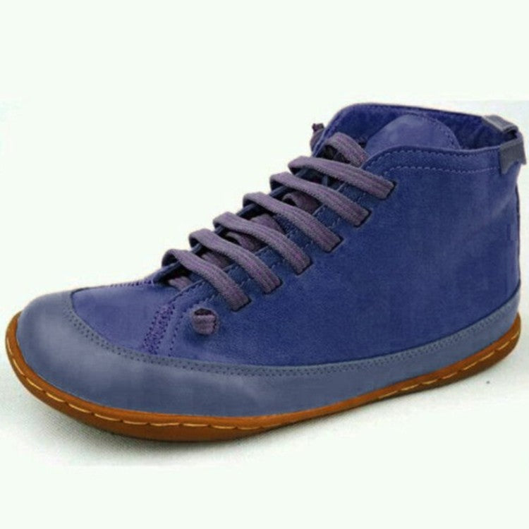 Damen Schnürstiefel Rutschfest Modern Damenschuhe