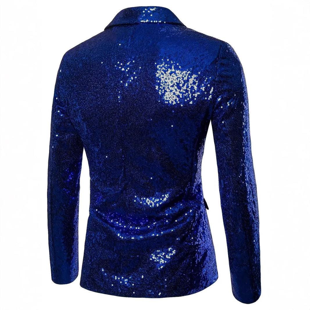Herren Sakko Pailletten Elegant Modern Glamour