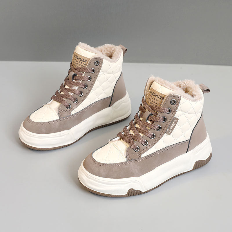 Damen Sportsneaker Winter Warm Kuschelig Robust