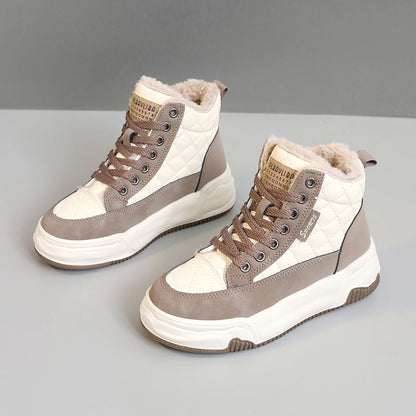 Damen Sportsneaker Winter Warm Kuschelig Robust