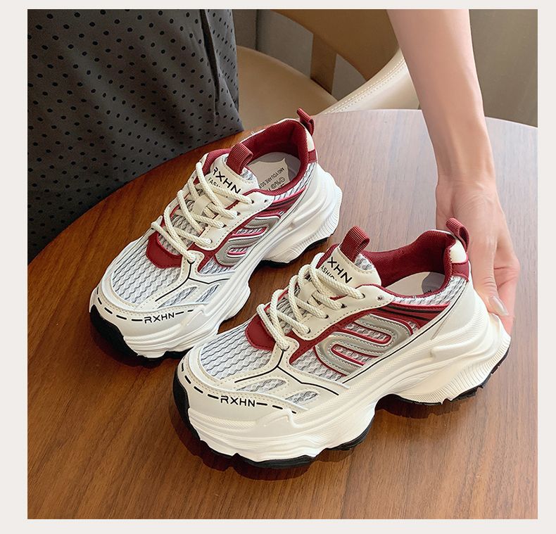 Damen Sneaker Sportlich Atmungsaktiv Komfort Mesh