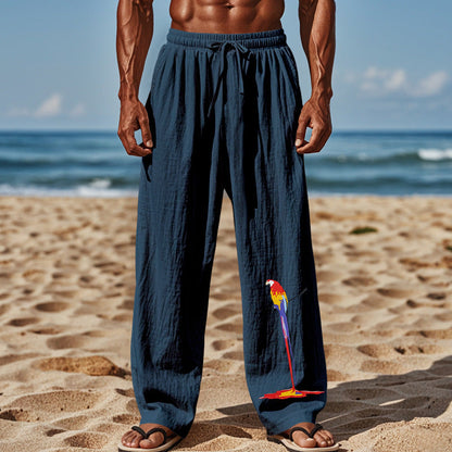 Herren Shorts Leichte Strandhose Elastischer Bund Sommer