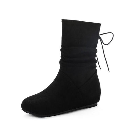 Damen Stiefeletten Rutschfest Elastisch Schick
