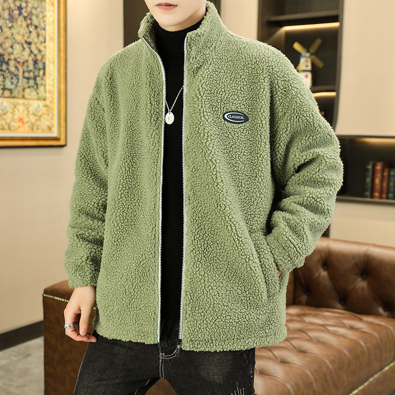 Herren Fleecejacke Warm Elastisch Hochkragen