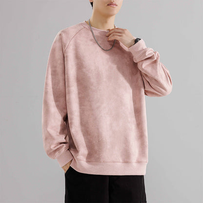 Herren Sweatshirt Lässig Raglan Ärmel Bequem