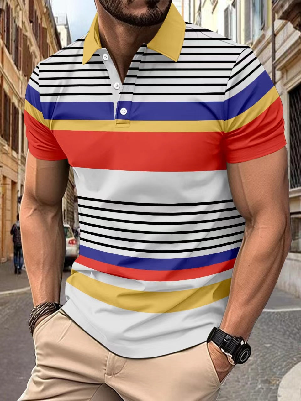 Herren Poloshirt Slim Fit Modern Berlin