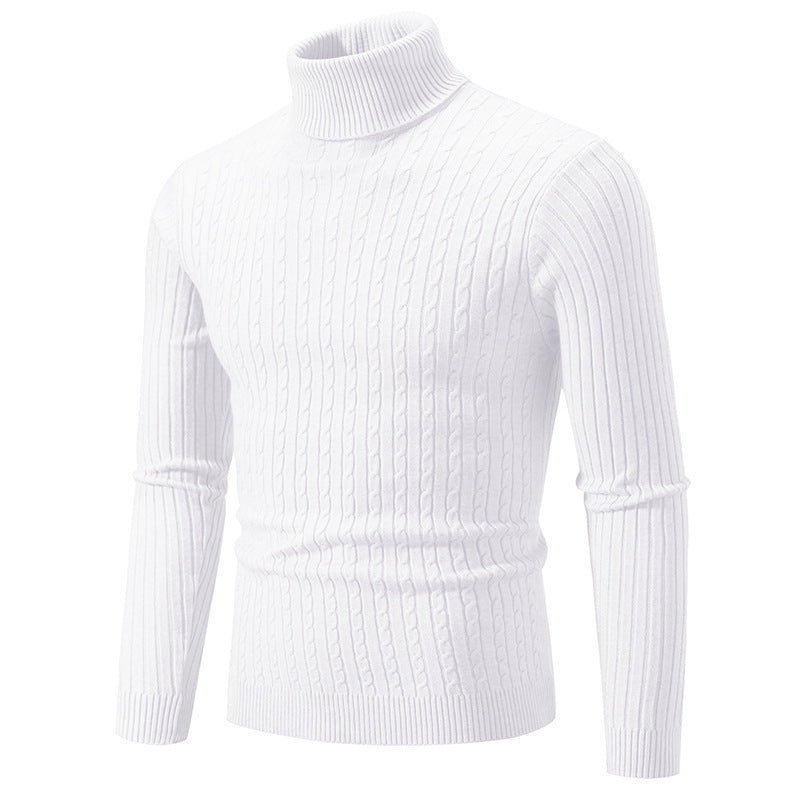 Herren Rollkragenpullover Weich Komfortable Strickqualität