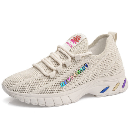 Damen Sportschuhe Freizeitschnürer Atmungsaktiv Elastisch