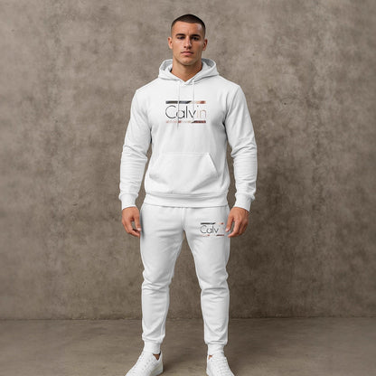 Herren Hoodie Sportlich Mit Jogginghosen Komplettsatz
