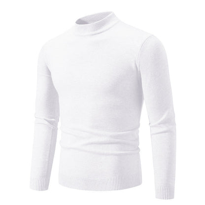 Herren Pullover Rollkragen Baumwolle Hochwertig Elegant
