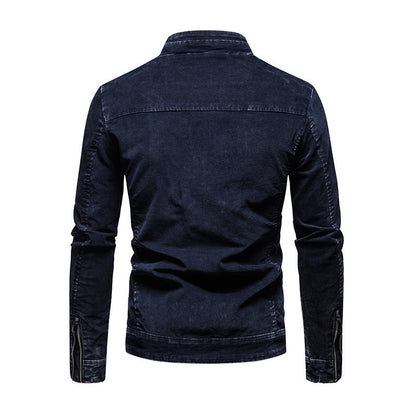 Herren Übergangsjacke Modern mit Reißverschluss und Brusttasche