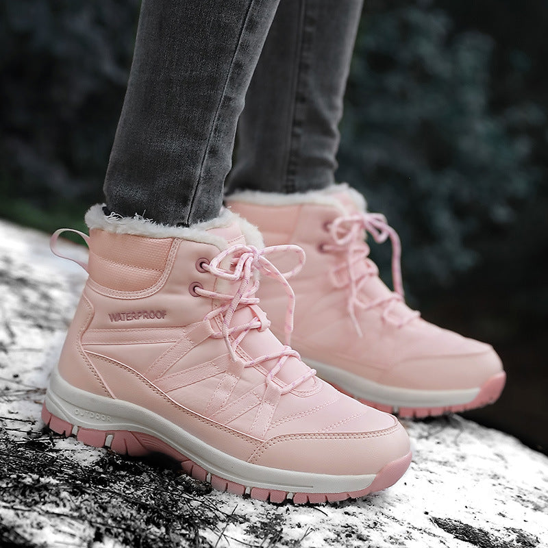 Wasserfeste Damen Winterstiefel Isoliert Rutschfest