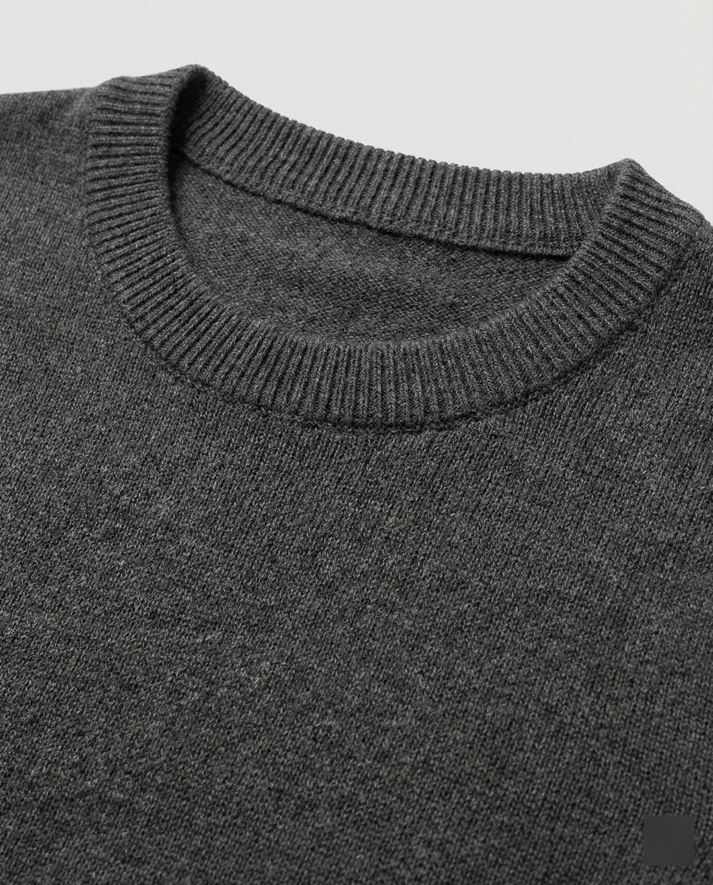 Damen Wollpullover Rundhals Schlank Modisch Winter