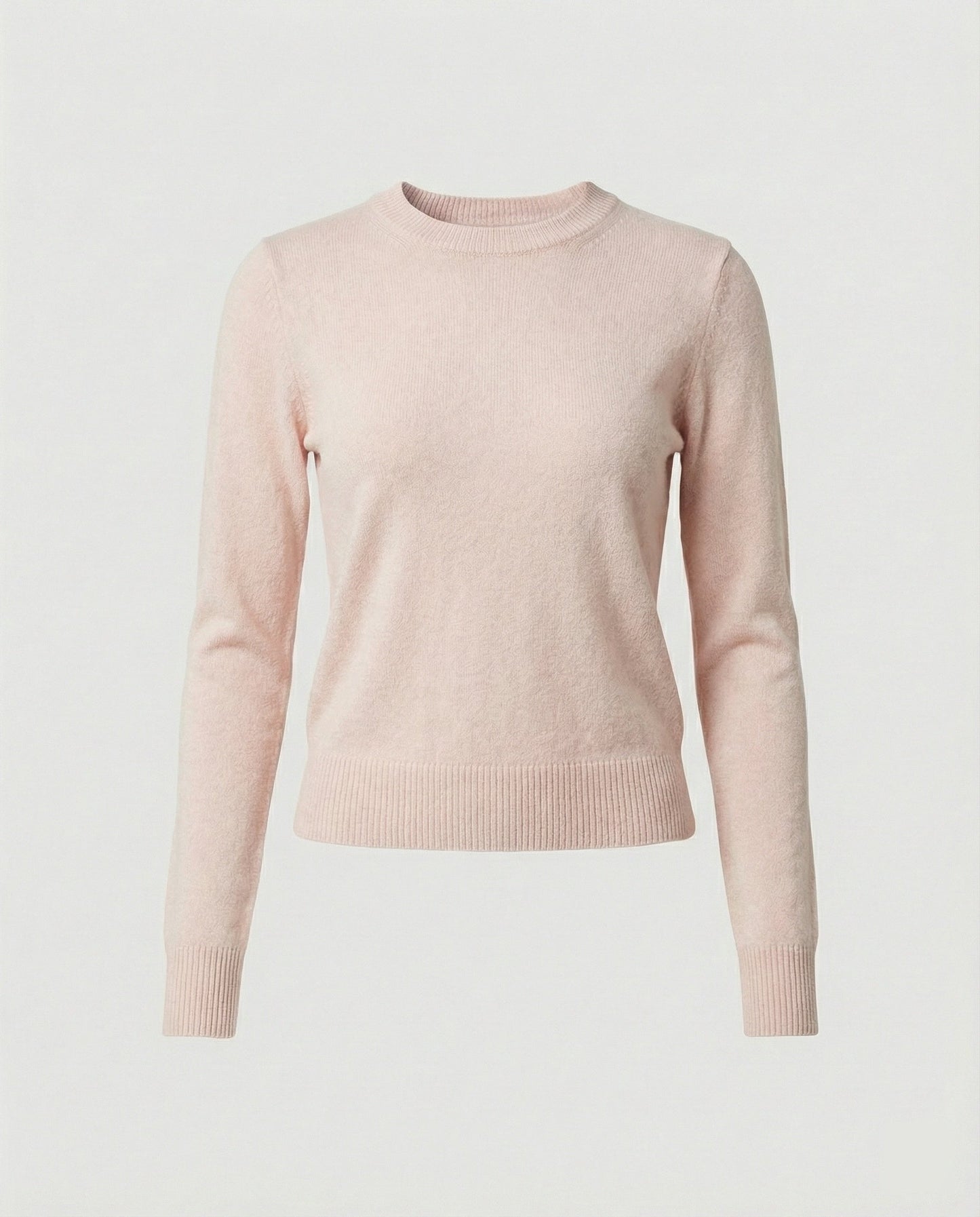 Damen Wollpullover Rundhals Schlank Modisch Winter