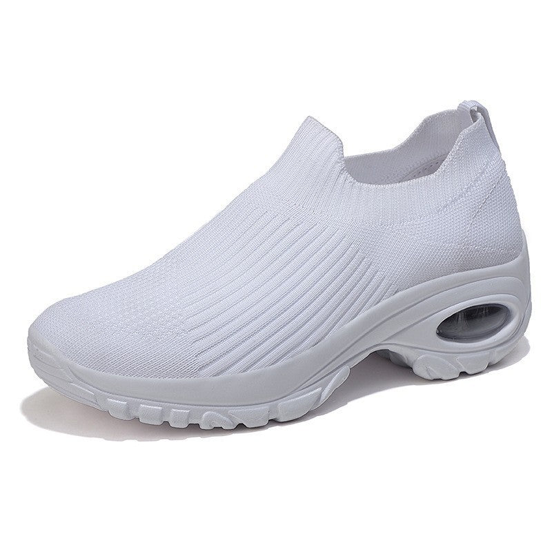 Damen Sneaker Bequem Luftdurchlässig Slip-On Schuhe