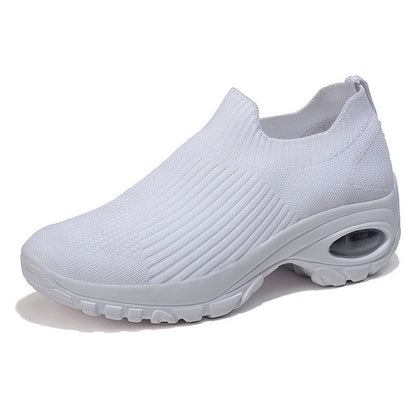 Damen Sneaker Bequem Luftdurchlässig Slip-On Schuhe