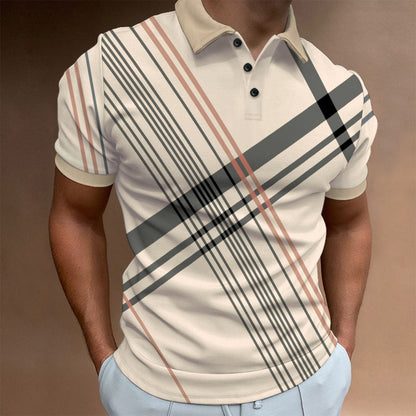 Herren Polohemd Karomuster Modern Sportlich - BerlinGlamour