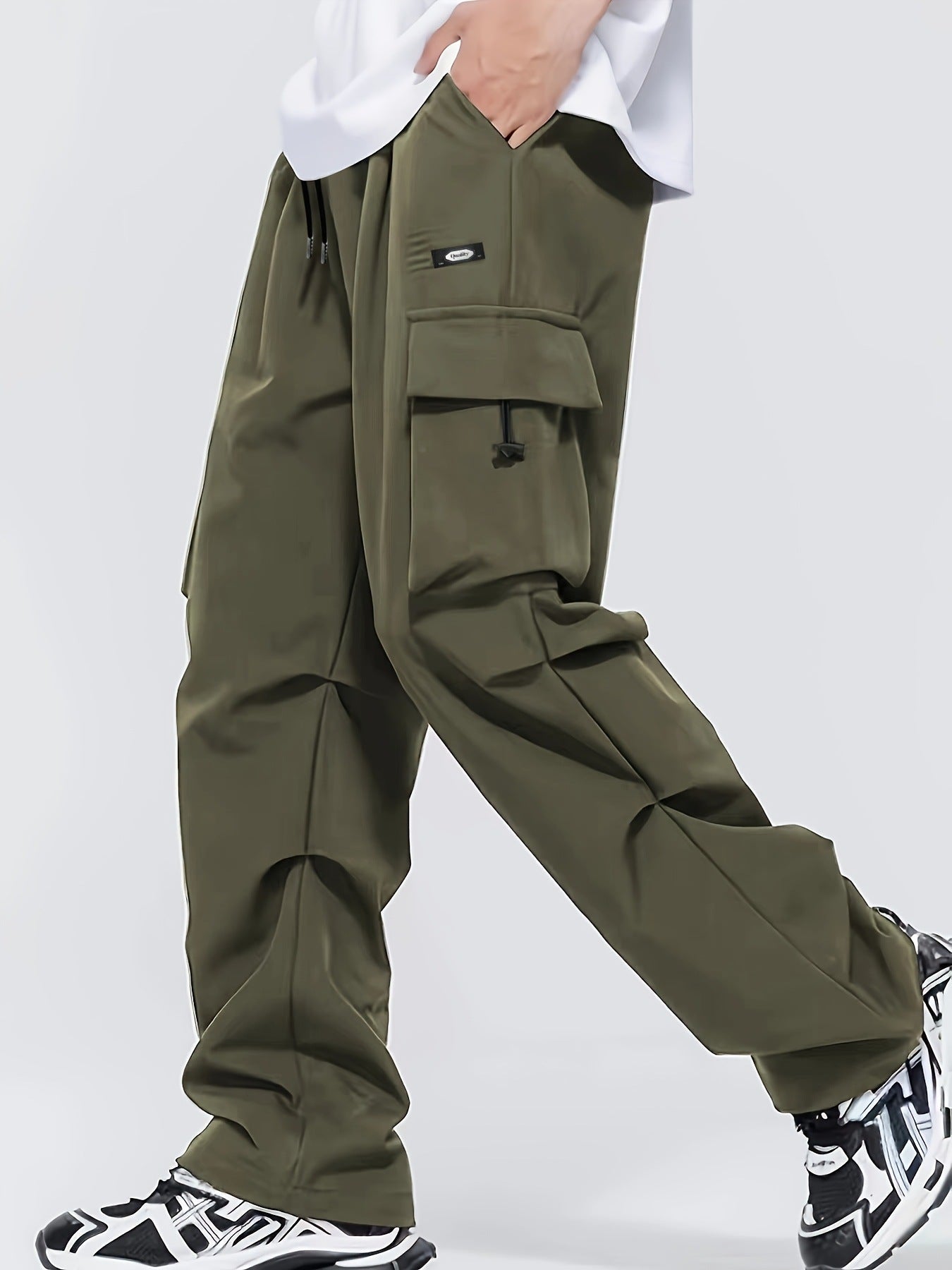 Herren Cargo-Hose Multifunktions-Taschen Verstellbar
