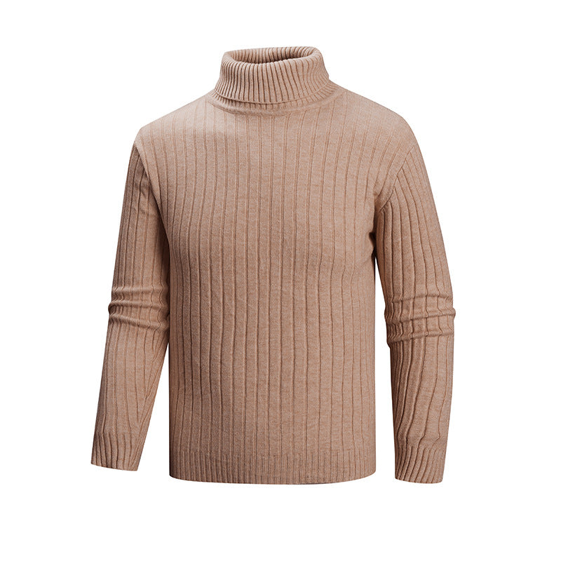 Herren Pullover Eleganter Hohler Kragen Struktur