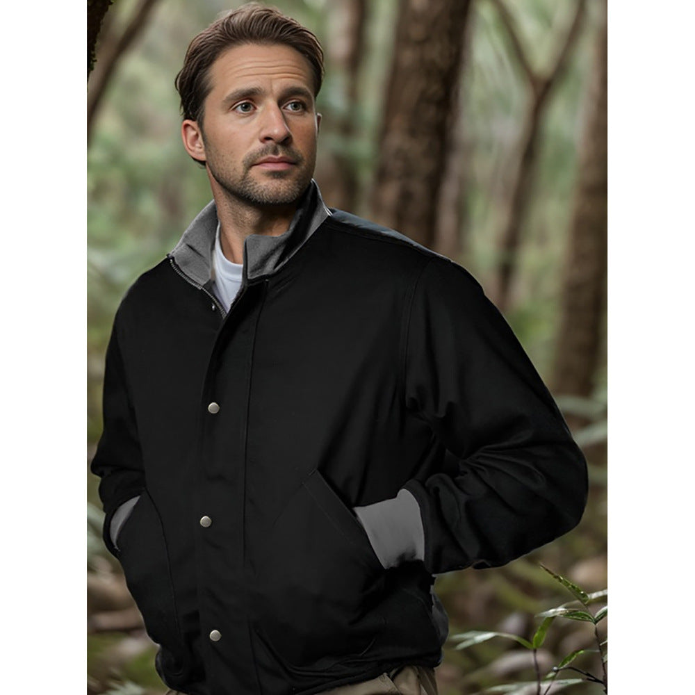 Herren Steppjacke Leicht Mit Seitentaschen Modern