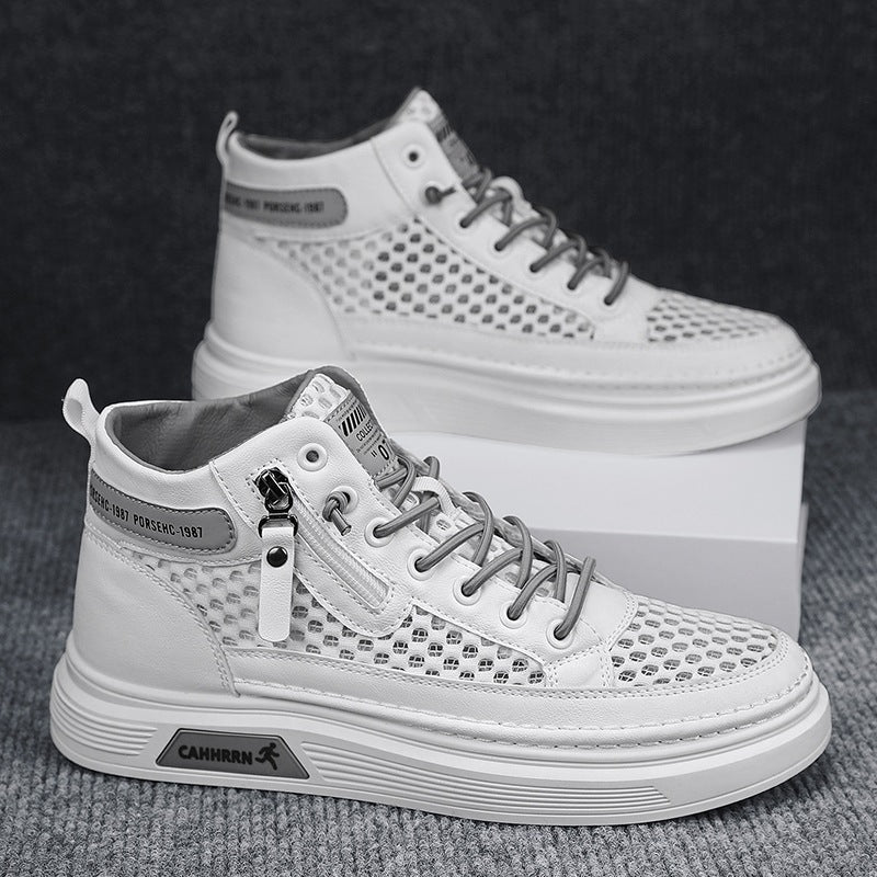 Damen Sneaker High-Top atmungsaktiv mit Weichsohle