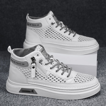 Damen Sneaker High-Top atmungsaktiv mit Weichsohle