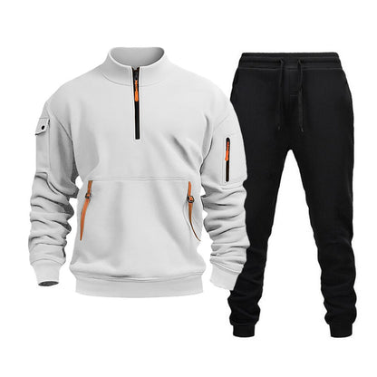 Herren Sportanzug Modern Funktionsanzug mit Taschen