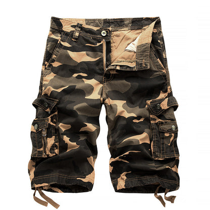 Männer Taktische Cargoshorts Mit Vielen Taschen Verstellbar