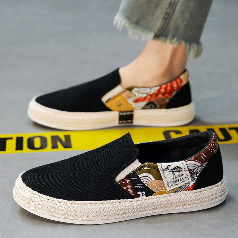 Damen Espadrilles Bequem Slip-On Sneaker Sommer