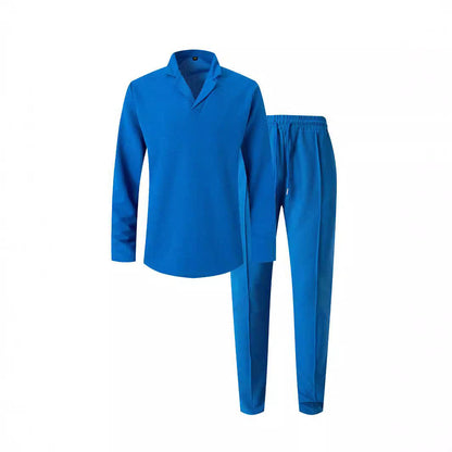 Herren Sportset Elastisch Mit Gemütlichem Kragen