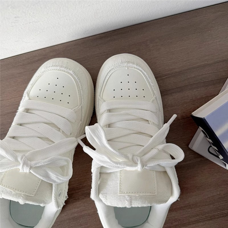 Damen Sneaker Weich Texturiert Bequem Laufsohle