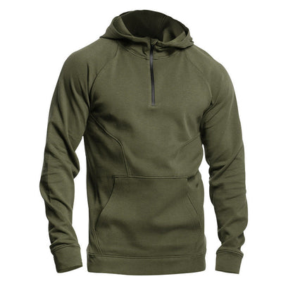 Herren Sportpullover Funktionell Mit Kängurutasche