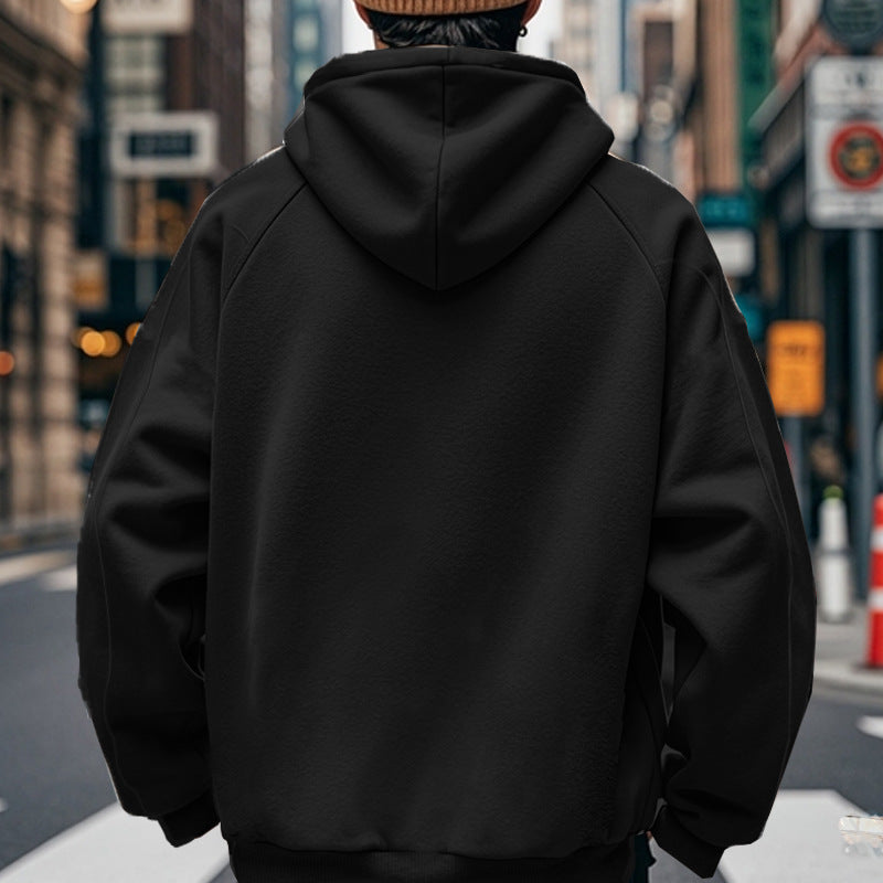 Herren Kapuzenpullover Großes Modell Weich Baumwolle