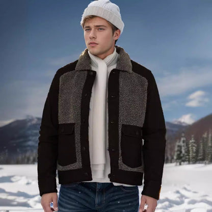 Herren Fleecejacke Lässig Mit Kapuze Modern