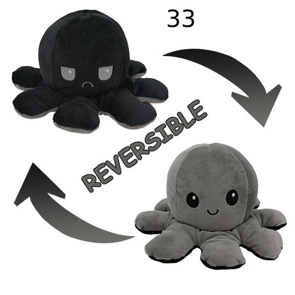 Reversibler Plüsch Octopus Kuscheltier Einzigartig