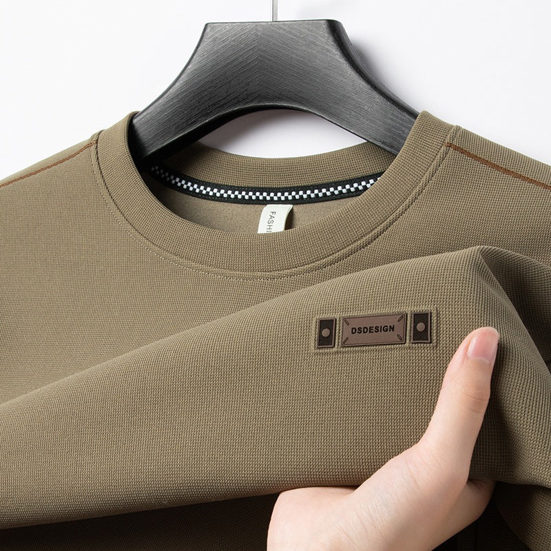 Herren Pullover Eleganter Rundhals aus Feinmerino