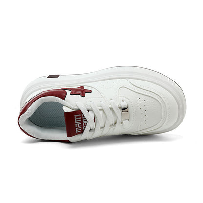 Damen Plateausneaker Sportlich Atmungsaktiv Modern