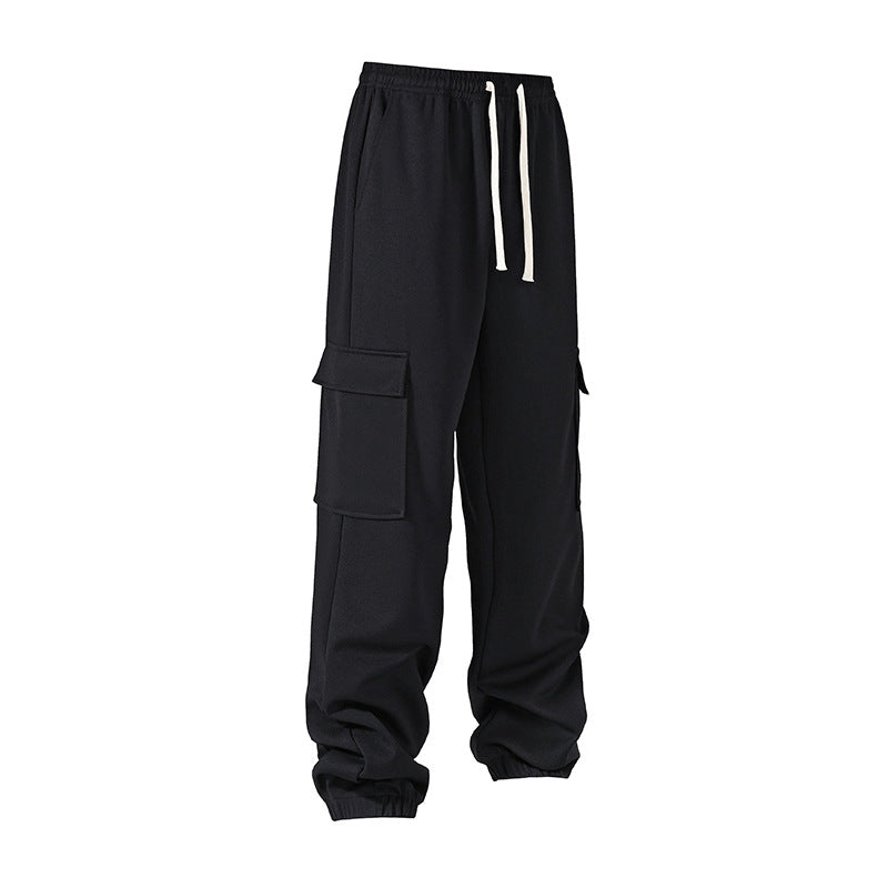 Herren Jogginghose Cargo-Style mit Seiten-Taschen Bequem