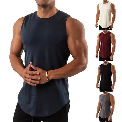 Herren Muskelshirt Atmungsaktiv Fitness Oberteil Sportlich