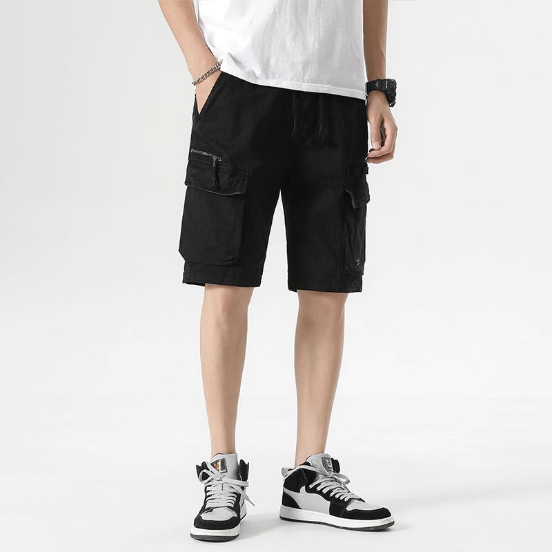 Herren Cargoshorts Bequem Elastisch Mit Vielen Taschen