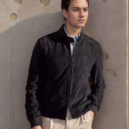Herren Leichtjacke Sportlich Moderner Kragen - BerlinGlamour