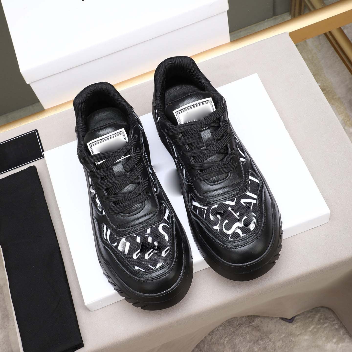 Damen Sneaker Sportlich Trendy Druckmuster - BerlinGlamour