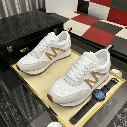 Damen Sneaker atmungsaktiv Mesh Weiße Sportschuhe - BerlinGlamour